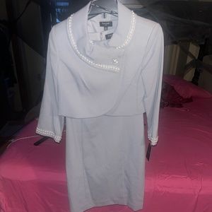 Tahari ASL DRESS WITH PEARLS